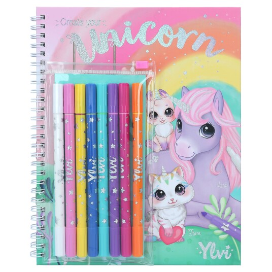 Ylvi Colouring Book With Pen Set 0412168