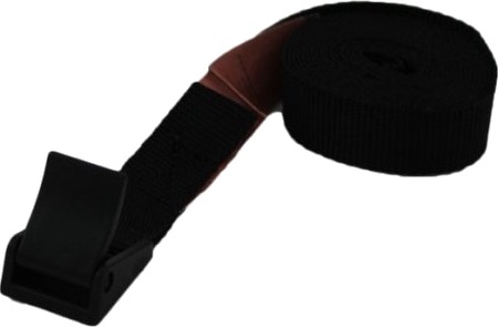 Bagagerem 200Cm/18Mm 1Stk. Sort