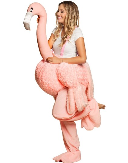 Boland Flamingo Piggyback / Ride On Unisex Kostyme Boland Flamingo Piggyback / Ride On Unisex Kostyme