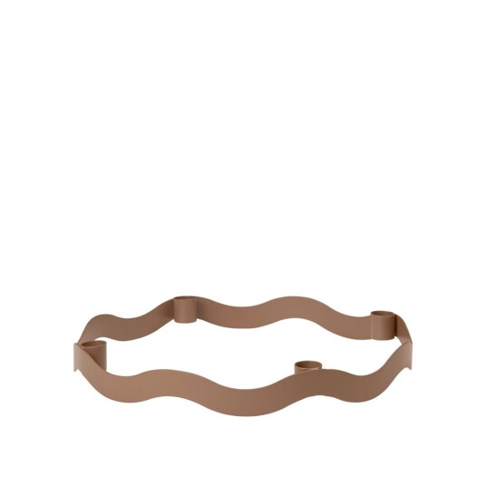 Broste Copenhagen Halo Lysestake Jern Brun