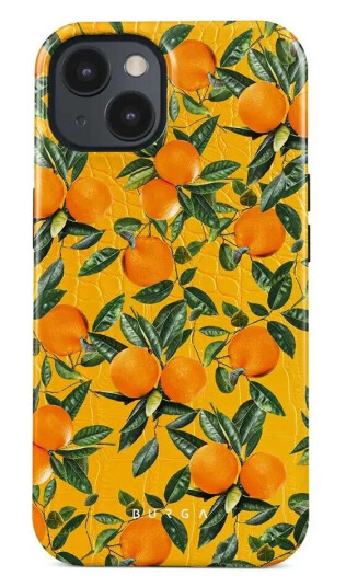 Burga iPhone 14 Tough Fashion Deksel - Orange Lemonade