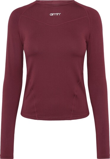 aim´n Soft Basic Long Sleeve   Burgundy   XL