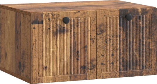  Vegghengt TV skap Gammelt tre 59,5 x 41 x 30 cm Konstruert tre