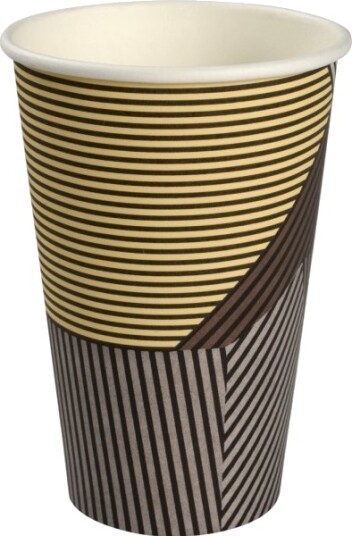Kaffebæger Lines Abena Gastro 11,5Cm Ø8cm 33 Cl 36 Cl Brun Pap/Pe 20 Stk.