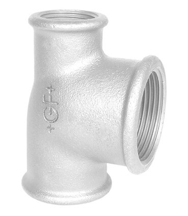 Georg-Fischer Tee galvanized 1 1/4 x 1 1/4 x 1/2