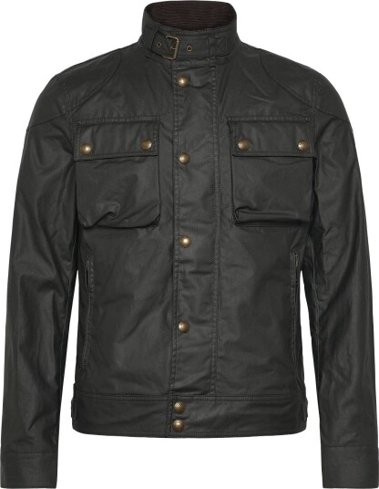 Belstaff Racemaster Jacket Faded Olive Khaki green 52