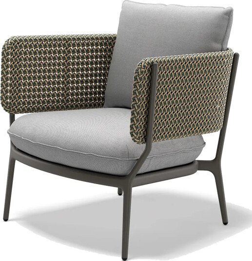 Dedon Bellmonde loungestol AEU black pepper 0317 pine 0180