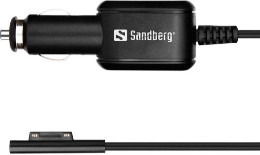 Sandberg Bilstrømadapter for Microsoft Surface Pro 1m 12V Svart Sandberg Bilstrømadapter for Microsoft Surface Pro 1m 12V Svart