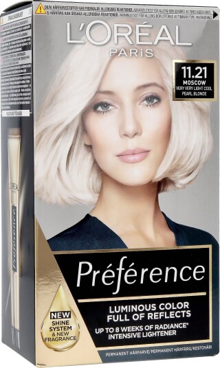 Loreal Paris Préférence Blondissimes Ultra Light 11.21 Crystal Loreal Paris Préférence Blondissimes Ultra Light 11.21 Crystal