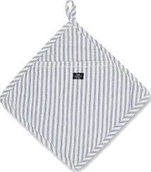 Icons Cotton Herringbone Gryteklut Blå/Hvit One Size