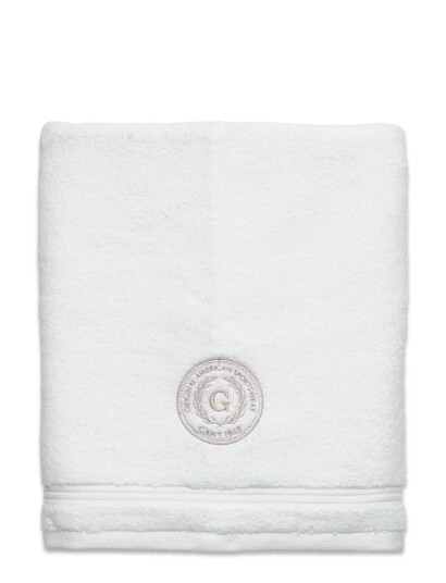 GANT Crest Towel 50X70 White GANT WHITE 50X70
