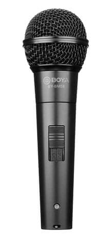 Boya BY-BM58 Kardioid Dynamisk Håndholdt Mikrofon Svart