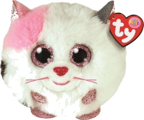 Ty Puffies Muffin Hvit Kattedyr 42509 Ty Puffies Muffin Hvit Kattedyr 42509