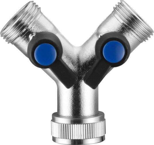Altech Y-kuleventil 3/4" med Avstenging