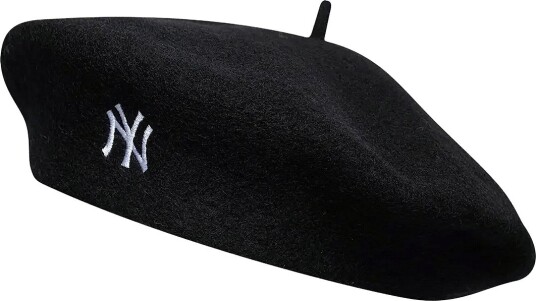 New Era Wool Script Beret Neyyan BLK One Size