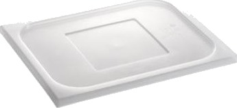 Jacobelc Aps Gn 1/4 Lokk Pp 265 X 162 X 15 Mm I Transparent Polypropylen Robust Og Formstabil   1 Stk 82129