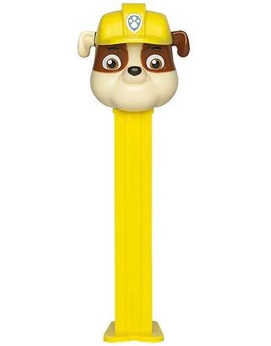Rubble PAW Patrol Pez Holder med 2 Pez Pakker Rubble PAW Patrol Pez Holder med 2 Pez Pakker