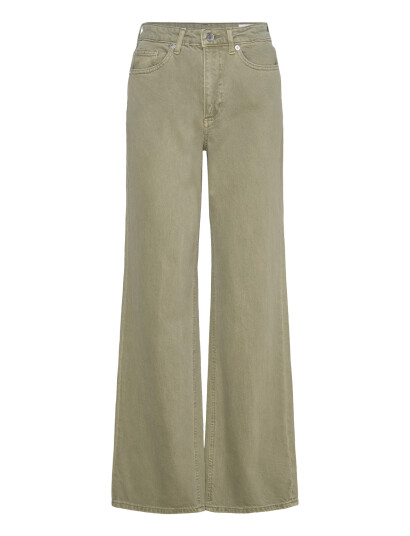 Vero Moda Vmtessa Hr Wide Jeans Color Ga Noos Khaki green 25 x 32 Vero Moda Vmtessa Hr Wide Jeans Color Ga Noos Khaki green 25 x 32