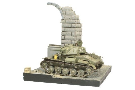 Scenics Diorama Bases German Ruined Building 15X15
