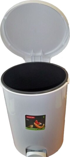 Avfallsbøtte Med Pedal Curver 15 L Hvit Cur000143 Avfallsbøtte Med Pedal Curver 15 L Hvit Cur000143