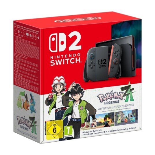 Nintendo Switch 2 spillkonsoll + Pokémon Legends: Z A Nintendo Switch 2 spillkonsoll + Pokémon Legends: Z A