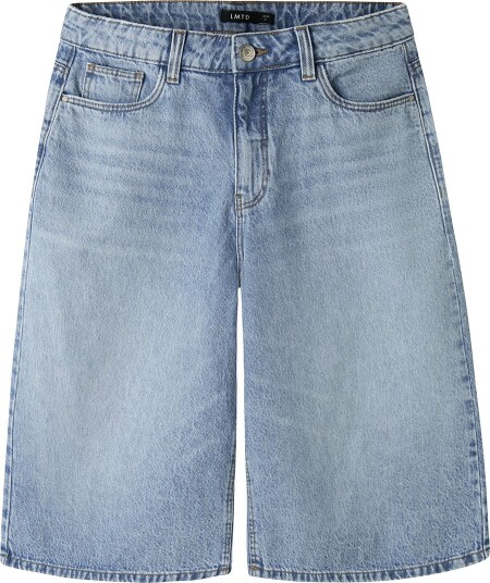 LMTD Shorts Loose Knickers NlfBirm Light Blue Denim LMTD 11 år 146 Shorts Lyseblå