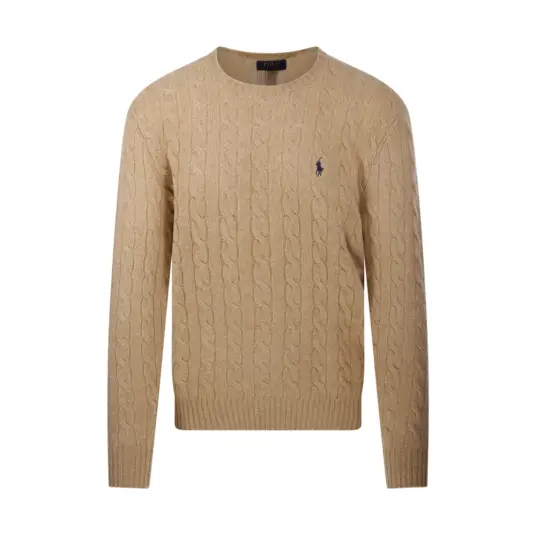 Ralph Lauren Herre Strikkevarer Beige 2XL,