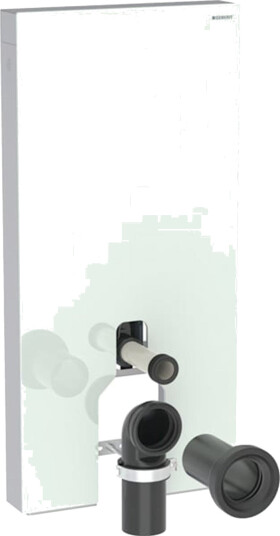Geberit Monolith Modul, 101 cm Til gulvstående toalett, Mint glass