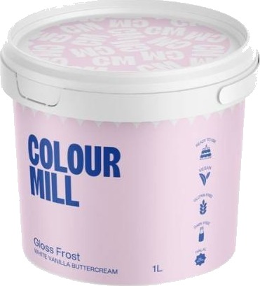 Colour Mill Hvit Buttercream Gloss Frosting  1l 