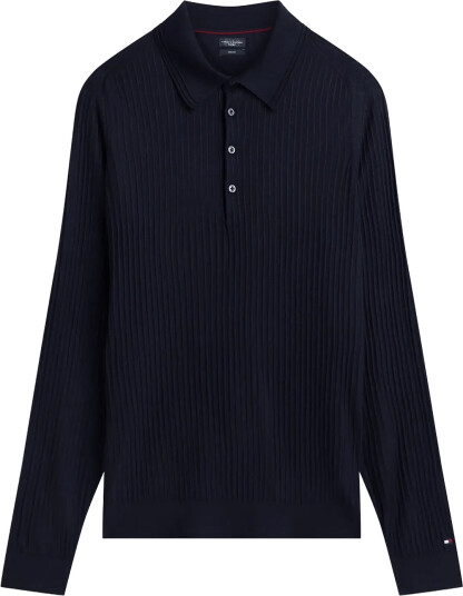Tommy Hilfiger Ny Performance Ls Polo Navy L