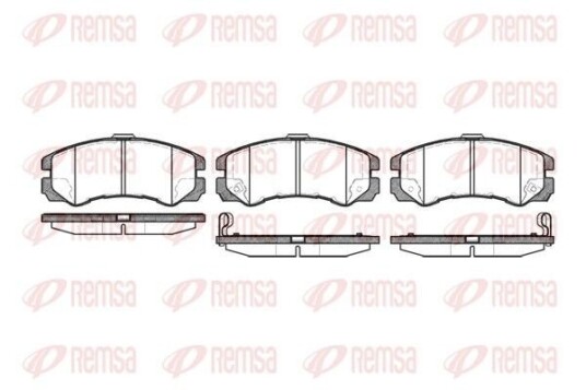 Bremseklosser REMSA 0425.22