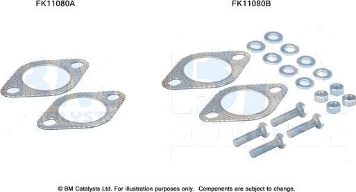 Montasjesett, sot- / partikkelfilter BM CATALYSTS FK11080