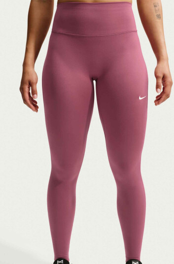 Nike One Dri Fit High Waisted Full Lenght Leggings Useam Burgunder XXL