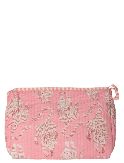 Au Maison Cosmetic Bag - Pink - 14X23CM Au Maison Cosmetic Bag - Pink - 14X23CM