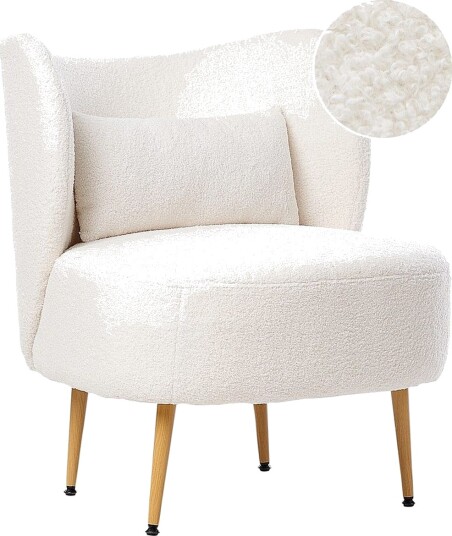 Lenestol Otsby II Hvit/lyst tre - Hvit/lyst tre