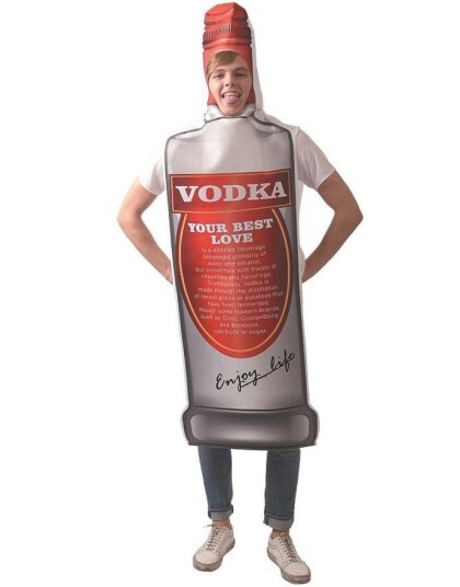 Vodka Flaske Kostyme Vodka Flaske Kostyme