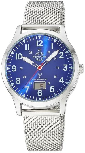 Master Time Herreklokke MTGA 10961 32M Super Power Blå/Stål Ø41 mm