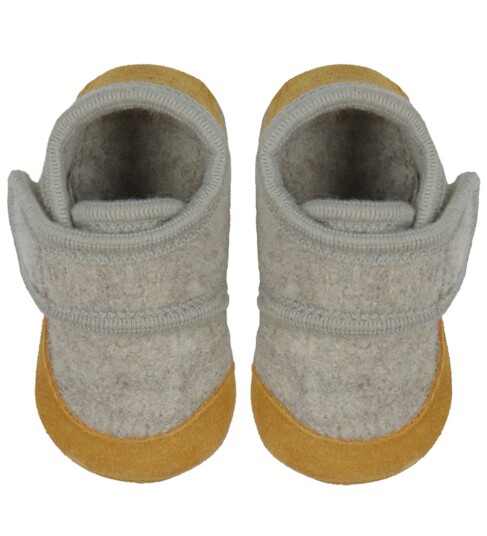 En Fant Wool Slippers W. Suede - Grey - 25\26