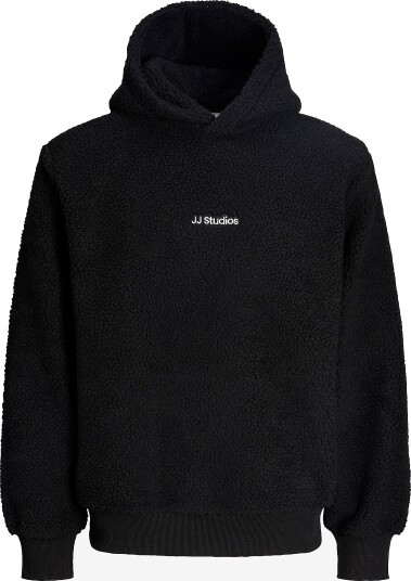 Jack & Jones Hettegenser Jjsoho Teddy Sweat Hood Svart