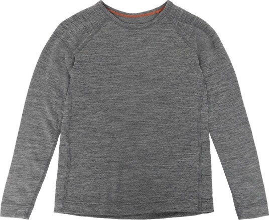 Icebreaker Kids Merino 200 Oasis Ls Crewe   GRITSTONE HTHR 013   110