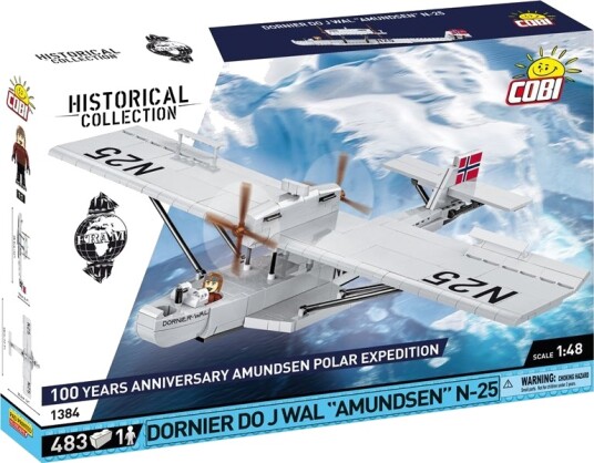 COBI Historical Collection 483 Deler Dornier Do J Wal "Amundsen" N-25