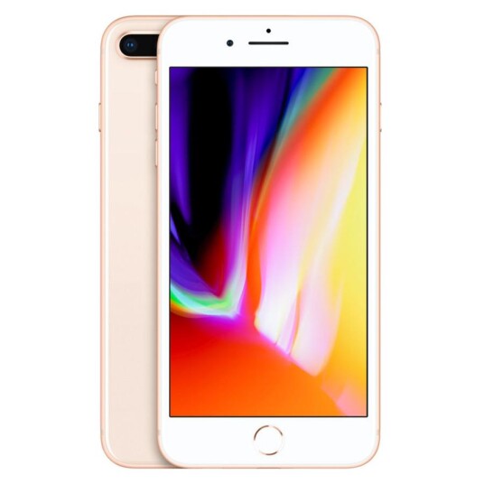 Apple iPhone 8 Plus 256GB Gull med 5.5" Retina HD-skjerm