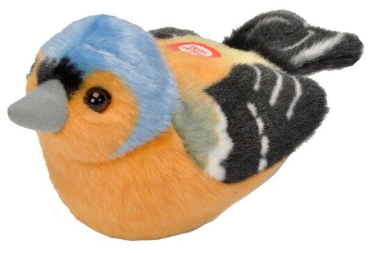 Wild Republic Kosedyr med fuglelyd   16 cm   Bokfink