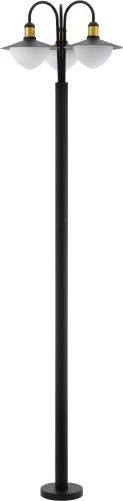 Eglo Sirmione Ute Stållampe Ip44 3L H2200 Sort Eglo Sirmione Ute Stållampe Ip44 3L H2200 Sort