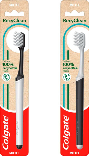 Colgate RecyClean tannbørste Medium