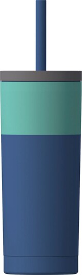 Asobu Super Sippy ToGo Termokopp med suger??r 590 ml Pastellbl??/Turkis