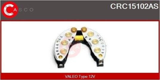CASCO CRC15102AS Likeretter, dynamo CASCO CRC15102AS Likeretter, dynamo