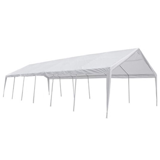  Teltstoff uten ramme Hvit 12 x 6 m PE