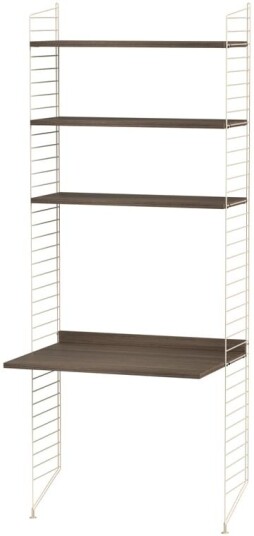 String kontor valnøtt & beige Kombinasjon A