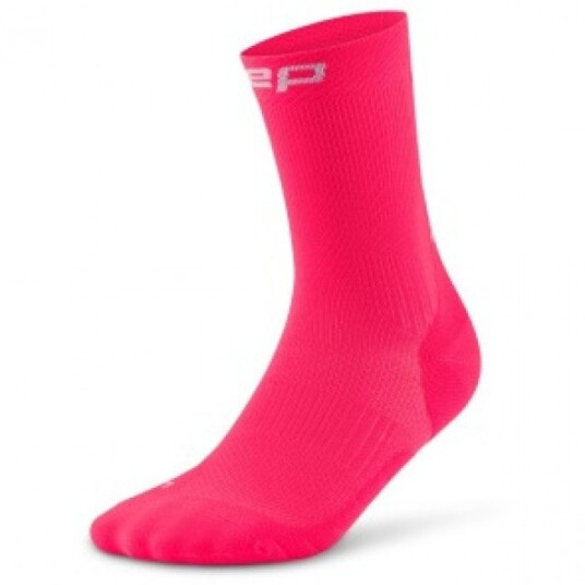 CEP Core Run Socks Mid Cut 5.0 løpesokker dame rosa 40 43